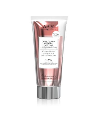 APIS Body Scrub with Volcanic Watermelon and Melon Extract Pilling Moisturising Nourishing Regenerating Smoothing Aromatic 200 ml