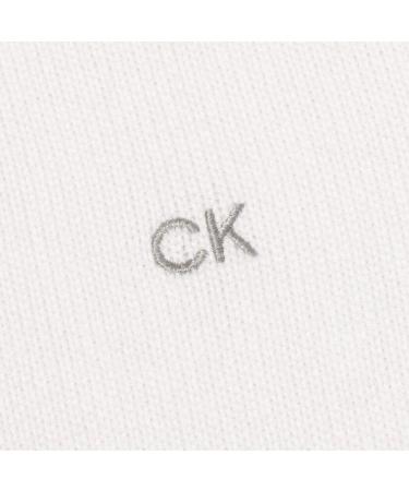 Calvin Klein Golf Men's Cotton Sweater - White - XL | Premium Quality Golf Apparel - International Shipping Available - Buy Online on SooperMarket.com