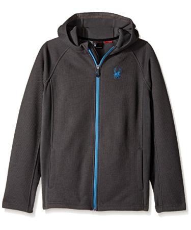 Spyder Boy's Constant Full Zip Stryke Hoody Jacket Small Polar/Polar