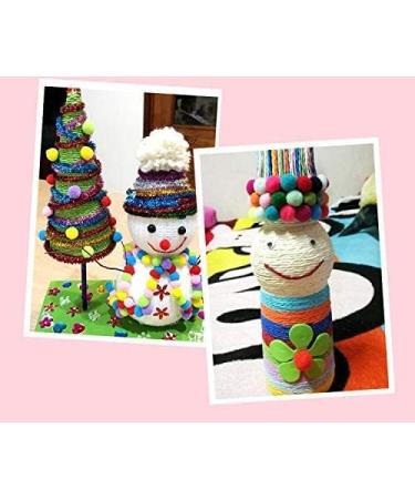 Teqooza Pom Poms Craft Making Assorted Sizes 10mm-30mm 100 Pcs - Buy Online on SooperMarket.com