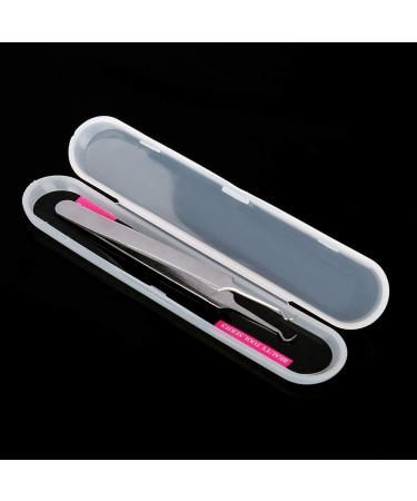 Blackhead Tweezers - Curved Stainless Steel Pimple Extractor & Facial Care Tool for Clear Skin - Buy Online on SooperMarket.com