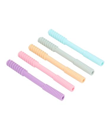 Baby bites with soft silicone hoses for toddlers tearproof durable chicken stuff applicable for babies with sensory needs (style 3)