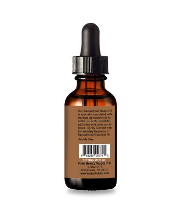 Sandalwood Beard Oil 2fl oz - Nourish & Tame Your Beard with Woodsy Scent | Perfect for Men s Grooming - Buy Online on SooperMarket.com
