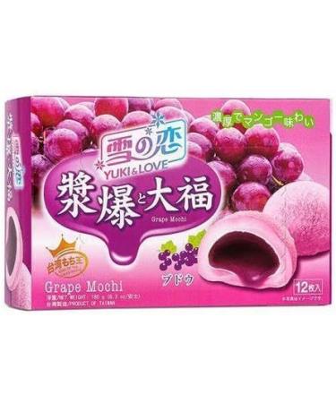 Japanese Style Mochi Daifuku Sweet Rice Cake Desserts (Strawberry Grape & Mango) by Yuki & Love - Buy Online on SooperMarket.com