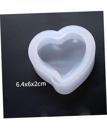 3pcs Silicone Molds Heart Silicone Casting Art Molds Japanese Cute Serving Plate Epoxy Jewelry Molds Crystal Drop Mold Jewelry Making Mold Cake Mold Accessories White M White - Buy Online on SooperMarket.com