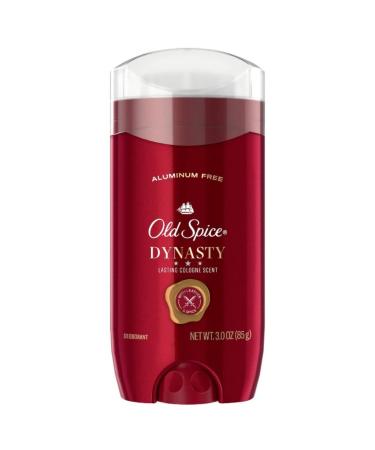 Old Spice Dynasty Cologne Scent Deodorant - 3 oz (Pack of 3) | Aluminum-Free, 48-Hour Protection - Buy Online on SooperMarket.com