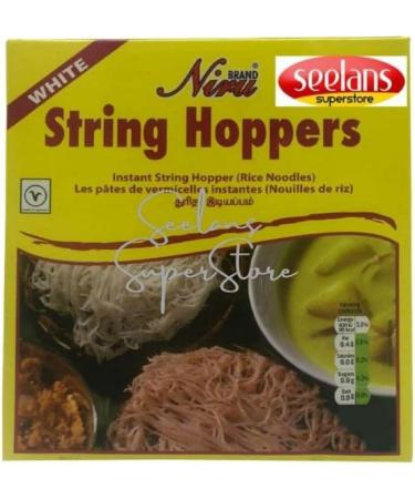 Niru Brand White String Hopper | 160G | Hopper Instan | Instan Rice Noodles & Idiyappam Flour | 100% Row Rice | Indian Origin - Buy Online on SooperMarket.com