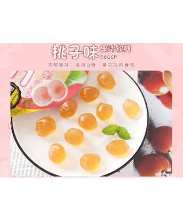 Grape Soft Candy Assorted Candy Chewing Candy Chinese Candy 52g/bag Fruit Juice Toffee Gummies Peach Soft Candy Flavored Fruits Hand Torn Candies wedding Candy Juice Candy (strawberry 10bags) strawberry 10bags - Buy Online on SooperMarket.com