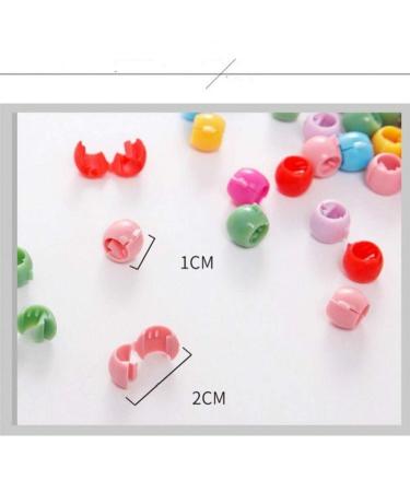 80 Pcs Mini Hair Grippers - Candy Color Hair Clips for Women & Girls | Plastic Braid Hair Needles & Pearl Grain Hair Jewelry - Ideal for International Shipping - Buy Online on SooperMarket.com