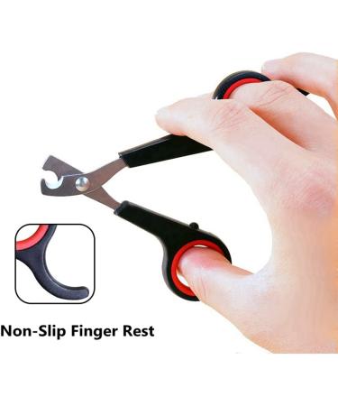 Professional Rabbit Nail Clippers: Stainless Steel Claw Trimmer for Small Animals - Guinea Pig, Ferret, Hamsters, Chinchilla, Sugar Glider - Grooming Supplies - Black - Buy Online on SooperMarket.com