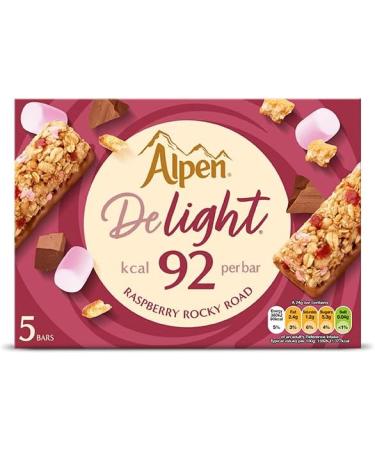 Cereal Bar Bundle With Alpen DeLight Chocolate Honeycomb Cereal Bar 5x120g Raspberry Rocky Road 5x120g White Chocolate Raspberry & Shortcake 5x95g and Salted Caramel 5x95g (4 Pack) - Buy Online on SooperMarket.com