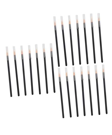 MAGICLULU 300 Pcs Eyeliner Liner Makeup Brush Eye Makeup Brush Eyebrow Liner Brush With Hat Auxiliary