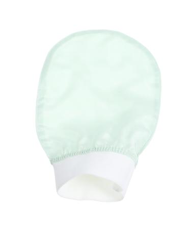 Baluue Body Exfoliator Glove Body Exfoliator Mitten Household Body Scrubber Bath Glove 24.20X15.00X0.20CM Light Green