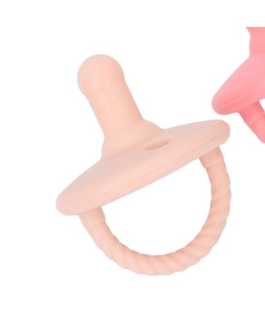 Silicone Baby Pacifier Set - 4PCS Breast-Like Design with Skin Texture for Nursery | International Shipping - Buy Online on SooperMarket.com