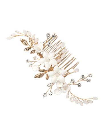 Gogogmee Bridal Headwear Bride Headpieces for Wedding Hair Accessories for Bride Hair Accessories for Women Comb Clips for Hair Wedding Bride Headpiece Hair Comb for Hair Side Comb