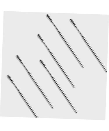 6pcs Stainless Steel Spring Earwax Cleaner Tool Set - Ear Pick, Earwax Catcher, Digger, Spiral Remover, Scoop - Buy Online on SooperMarket.com
