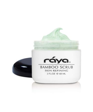 RAYA Bamboo Facial Scrub (R-125) | Herbal Exfoliating and Refining Treatment for Dry Skin | Helps Reduce Fine Lines and Wrinkles | Made with Bamboo and Jojoba Beads Bamboo Scrub