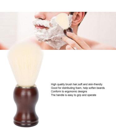 Ankroyu Professional Men's Beard & Shaving Brush - Handmade Wooden Face & Hair Cleaning Tool for Home Salon - Buy Online on SooperMarket.com
