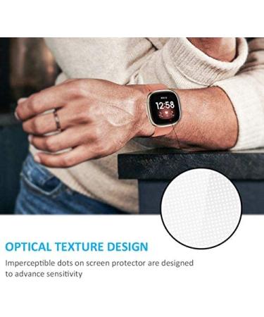 [3 Pack] Tensea Compatible with Fitbit Versa 3 / Sense Screen Protector Case  Soft TPU Bumper Full Around Fit bit Versa3 Sense Cover Protective Accessories (Clear/Clear/Clear  3) Clear/Clear/Clear 3 - Buy Online on SooperMarket.com