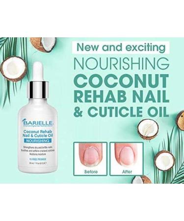 Barielle Coconut Rehab Nail & Cuticle Oil 1oz + Cuticle Remover 4oz Combo - Buy Online on SooperMarket.com