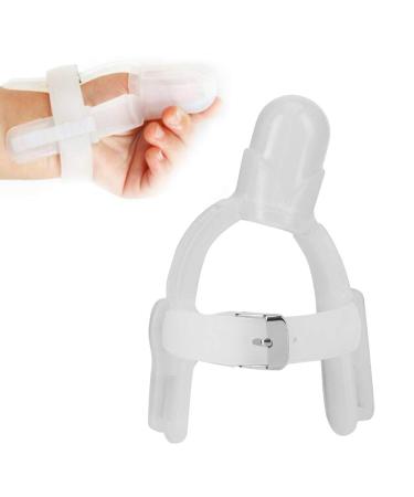 BORDSTRACT Adjustable Thumb Sucking Finger Protector - Stop Baby Silicone Thumb Guard for Thumbsucking Treatment Kit - Teething Toy for Infant Kids (White) - Buy Online on SooperMarket.com