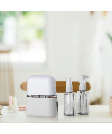 Madenia Travel Bottles Set - 50ml Clear Air Travel Containers for Cosmetics - 4 Piece Set with Labels & Storage Box | International Shipping Available - Buy Online on SooperMarket.com