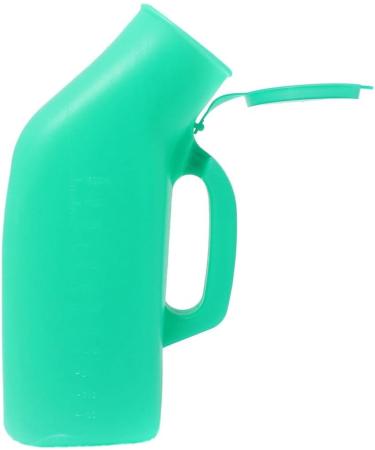 AIDIRui Male Urine Bottle with lid autoclavable for Travel Camping Patient 1.2L Green - Buy Online on SooperMarket.com