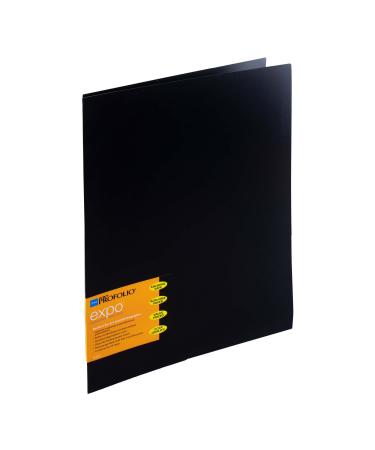 Itoya ProFolio Expo 11x17 Black Art Portfolio Binder with Plastic Sleeves and 24 Pages - Portfolio Folder for Artwork with Clear Sheet Protectors - Presentation Book for Art Display and Storage