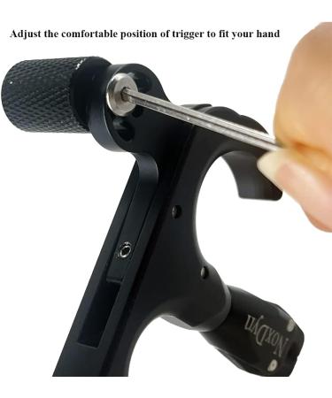 WhildHart 3 Finger 360 Rotatable Thumb Release Trigger for Compound Bow (Pure Black) - Shop Now - Buy Online on SooperMarket.com