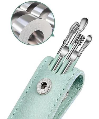Portable Ear Cleaner Stainless Steel Ear Spoon Set Stainless Steel Ear Wax Remover Reusable Stainless Steel Ear Wax Remover Set Ear Wax Easily Removed Ideal for Personal and Home Use(C) - Buy Online on SooperMarket.com