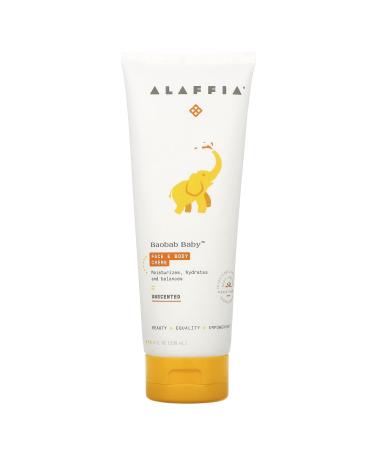 Alaffia Baobab Baby Face & Body Creme Unscented 8 fl oz (236 ml)