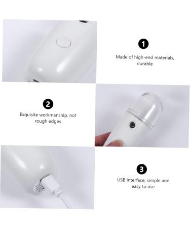 Healeved 1 Set Spray Hydrating Apparatus Portable Spray Mist Pore Handheld Plastic White - Buy Online on SooperMarket.com