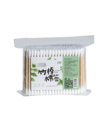 Milist 200th with sterile cotton tip Cotton tip Medical q Tip wooden hazler cotton pipe knotte cotton applianter form cotton swabs bamboo