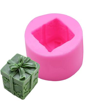 Present Package Cake Chocolate Mold Supplies for Cooking Ice Cream Candy Soap High Temperature Resistance Chocolate Molds Silicone Christmas 3D Birthday