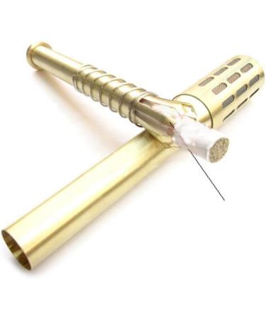 Brass Er Stick Moxa Improve Burner Gold Moxibustion Massage - Buy Online on SooperMarket.com