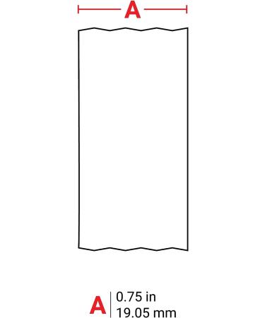 Brady Authentic (M21-750-499) Multi-Purpose Nylon Label for General ID Wire Marking and Lab Black on White- Designed for M210 M210-LAB M211 BMP21-PLUS and BMP21-LAB Printers .75 W 16' L M21-750-499 Label Tape - Buy Online on SooperMarket.com
