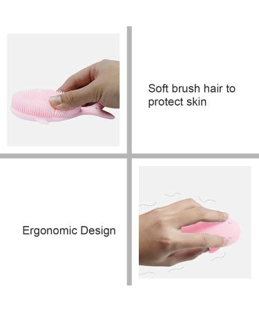 Soft One-Sided Bath Shampoo Brush - Exfoliating Body Scrubber for Wet and Dry Brushing - Buy Online on SooperMarket.com