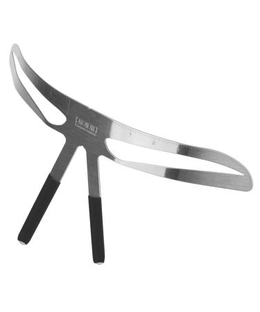 Healeved Tattooing Eyebrow Ruler Eyebrow Stencils Eyebrow Measure Tool Eyebrow Trimming Stainless Steel