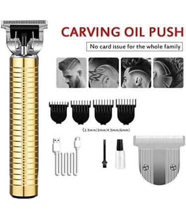 Electric Pro for T- Cordless Trimmer Wireless Portable Hair Clipper Set-Gold - Buy Online on SooperMarket.com