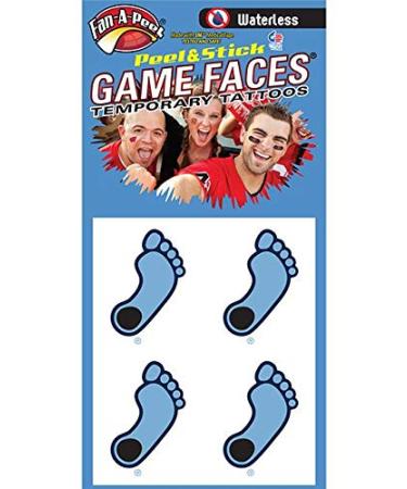 Fan-A-Peel North Carolina Waterless Temporary Tattoos - Hypoallergenic Peel and Stick Waterproof Temporary Tattoos