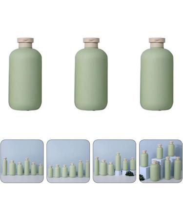 minkissy 3pcs Flip Cap Shampoo Bottles Empty Sub Package Squeeze Bottles Shower Gel Bottle Refillable Containers for Shampoo Lotions Cream Wash Conditioner Green 12.8x5.8cm - Buy Online on SooperMarket.com