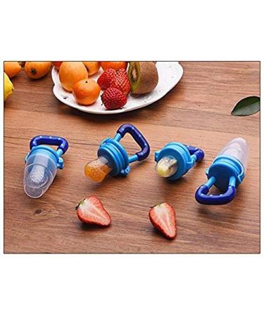 Baby Fruit Feeder Pacifier 3 Pack - Fresh Food Feeder for Toddlers & Kids - Silicone Teething Toy - Buy Online on SooperMarket.com