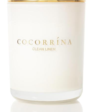 Cocorr na Clean Linen Candle - Natural Soy Wax 2 Wicks 46-Hour Burn Perfect Christmas Gift - 420g Fragrance in Glass - Buy Online on SooperMarket.com