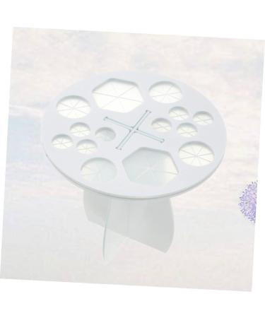 Angoily Brush Drying Holder | Makeup Organizer & Storage Rack | White Cosmetic Brush Dryer for Optimal Drying - Buy Online on SooperMarket.com