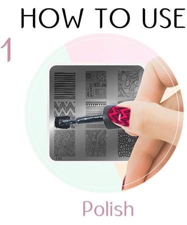 MoYou XL Vintage 1 Stamping Template - Premium Nail Art Stamping Kit for Professional Manicure - Buy Online on SooperMarket.com