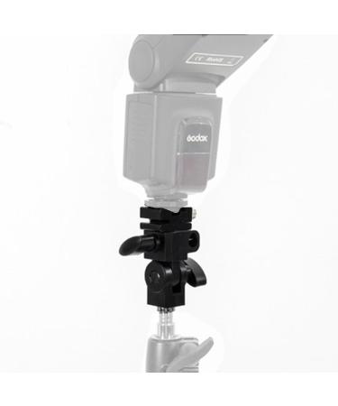 Godox Type E Flash Speedlite Umbrella Light Holder | Universal Mount Stand Bracket for Godox V860III, TT685II, V850III, V860II, TT350, TT600, V350 - Buy Online on SooperMarket.com
