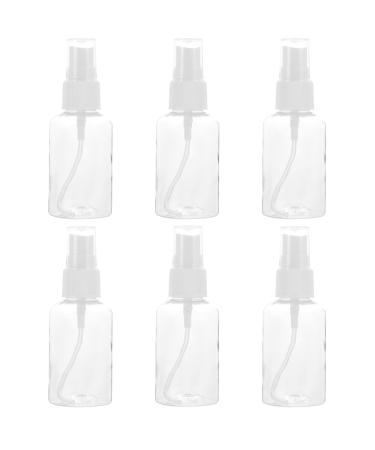 Frcolor Empty Plastic Sample Bottle Containers for Water or Liquids - 50 ml Pack of 6