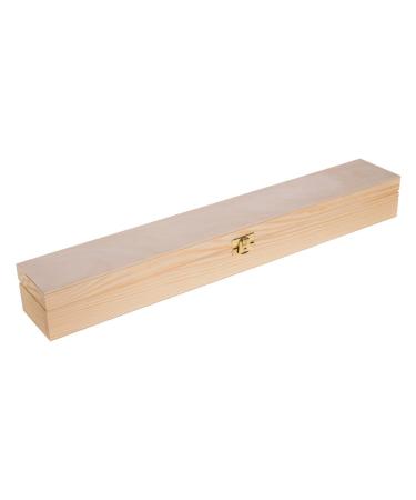 Wooden World - wooden box for long candles box for baptism and communion candles or magic wand box