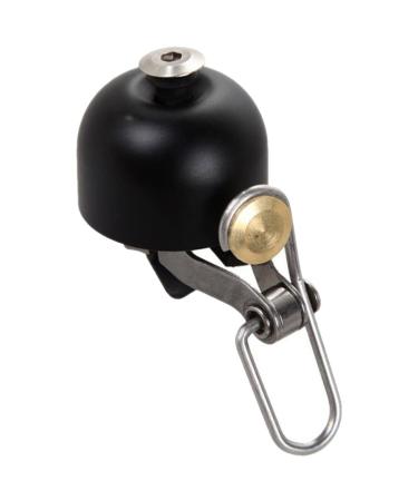 Bicycle Bell Adult Bicycle Horn (Brass and Aluminum Bicycle Bell) Stylish and Small Mini Bicycle Bell for Road Mountain Black