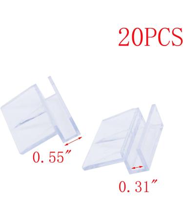 Mironey Acrylic Aquarium Glass Cover Clip - Support Holder for Rimless Aquariums 8mm - Buy Online on SooperMarket.com